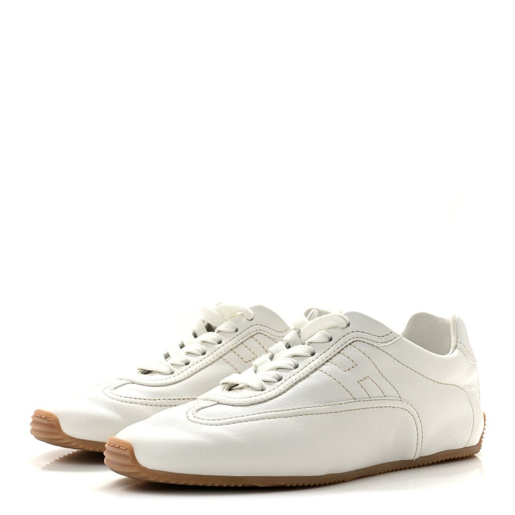 Supple Calfskin Master Sneakers 37 Beige Glaise wholesalehk.shop