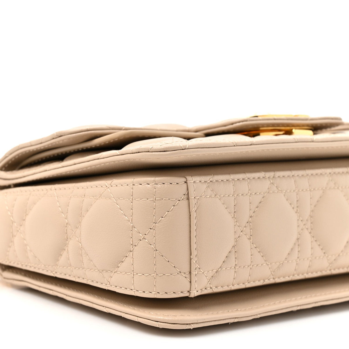 Lambskin Cannage Small Jolie Top Handle Bag Powder Beige Latte wholesalehk.shop