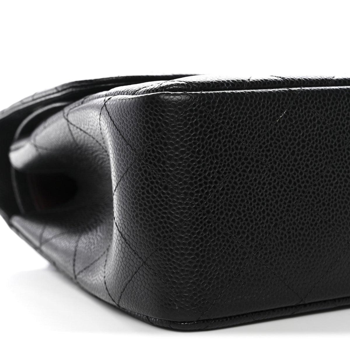 Caviar Quilted Jumbo Double Flap Black wholesalehk.shop