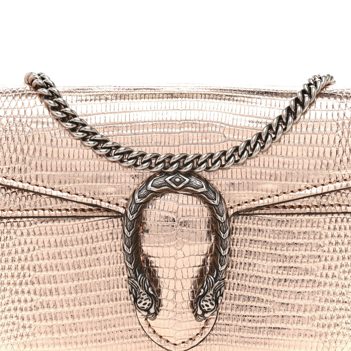 Metallic Lizard Super Mini Dionysus Bag Rame wholesalehk.shop