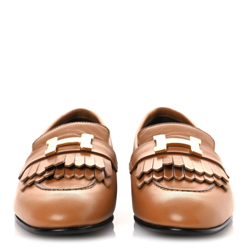 Goatskin Womens Royal Loafers 36 Naturel wholesalehk.shop