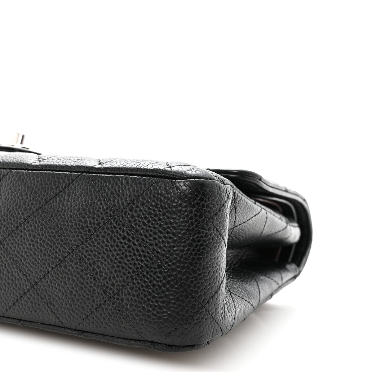 Caviar Quilted Medium Double Flap Black wholesalehk.shop
