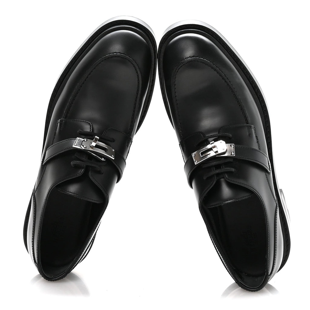 Glossed Calfskin First Oxford 39 Black wholesalehk.shop
