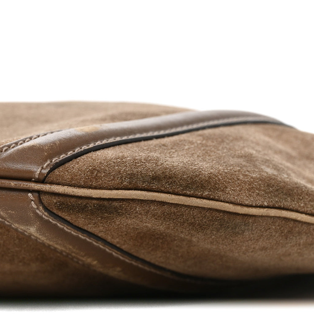 Suede Medium Britt Tote Brown wholesalehk.shop