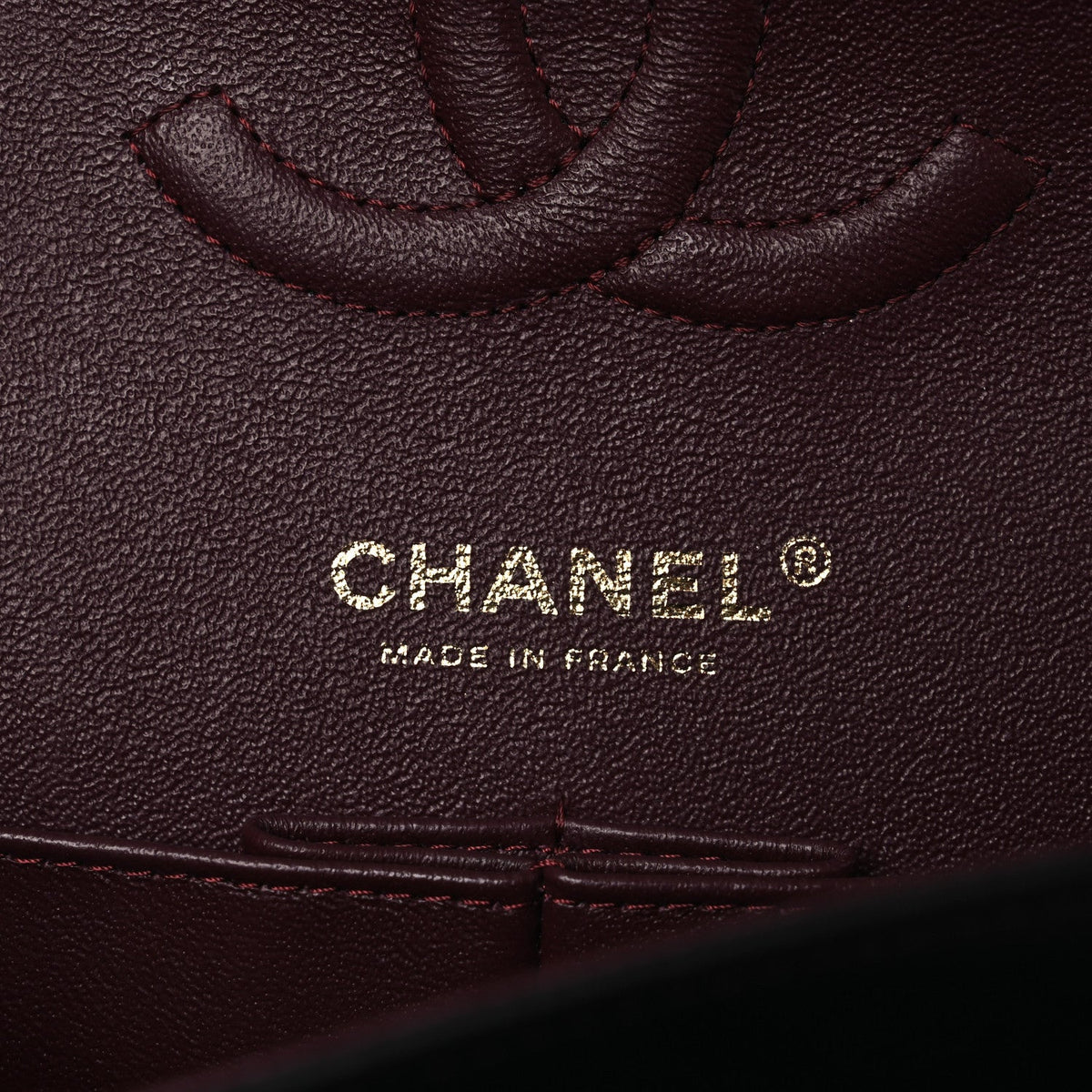 Lambskin Quilted Medium Double Flap Black wholesalehk.shop