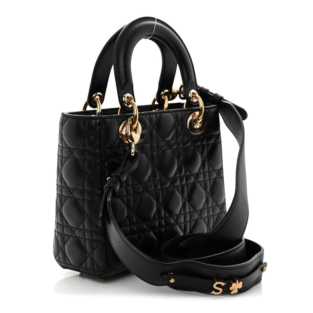 Lambskin Cannage Small My ABCDior Lady Dior Black wholesalehk.shop