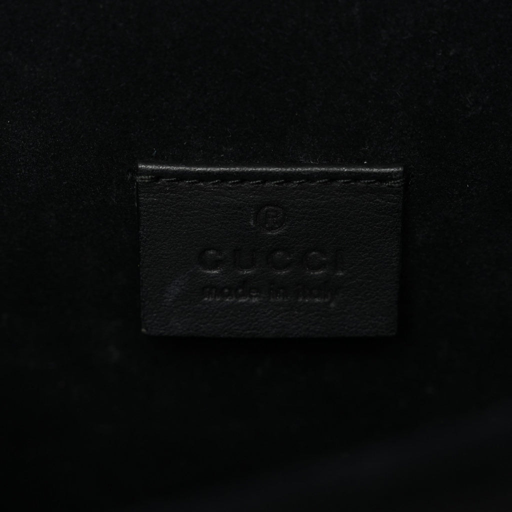 GG Supreme Monogram Mini Dionysus Shoulder Bag Black wholesalehk.shop