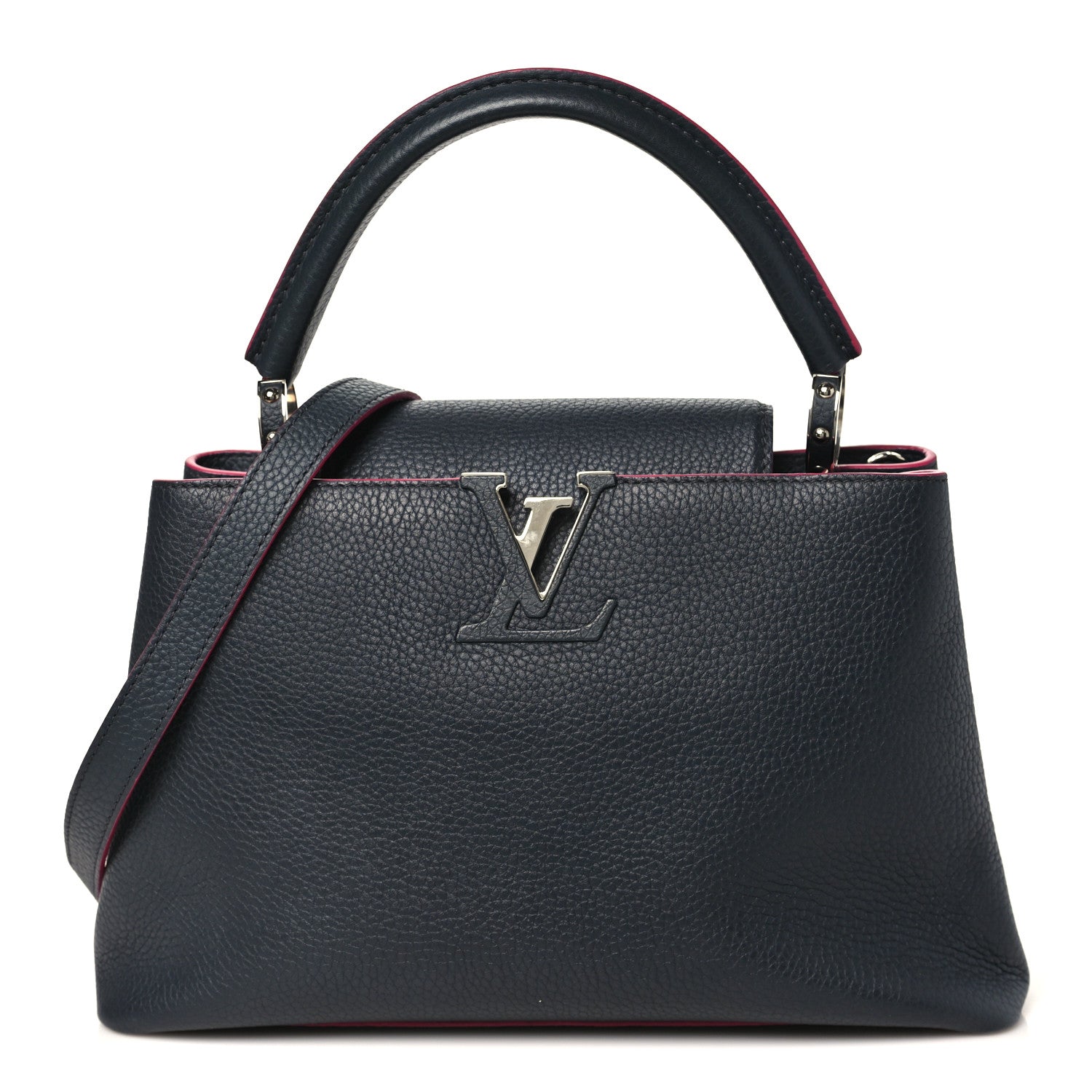 Taurillon Capucines PM Cobalt Fuchsia Cobalt Fuchsia £¨ Direct shipment via from wholesalehk.shop