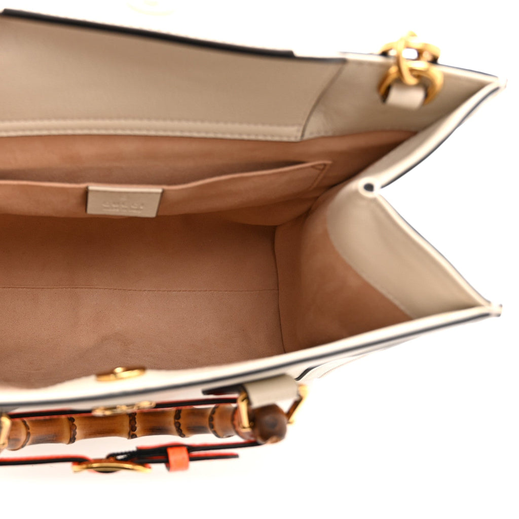 Wonka Grain Calfskin Small Diana Tote Bag Mystic White Cuir wholesalehk.shop