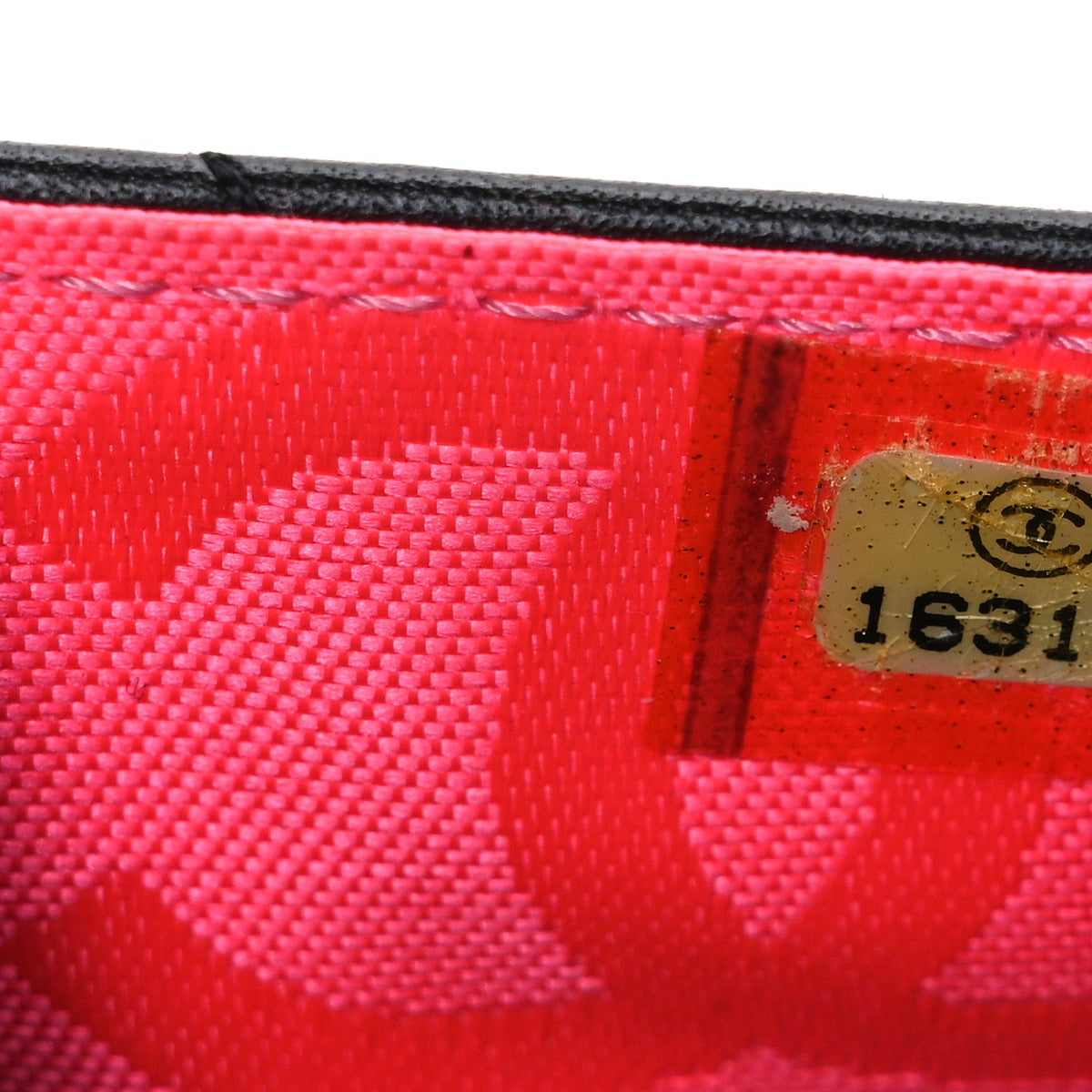 Calfskin Quilted Cambon Wallet on Chain WOC Black wholesalehk.shop