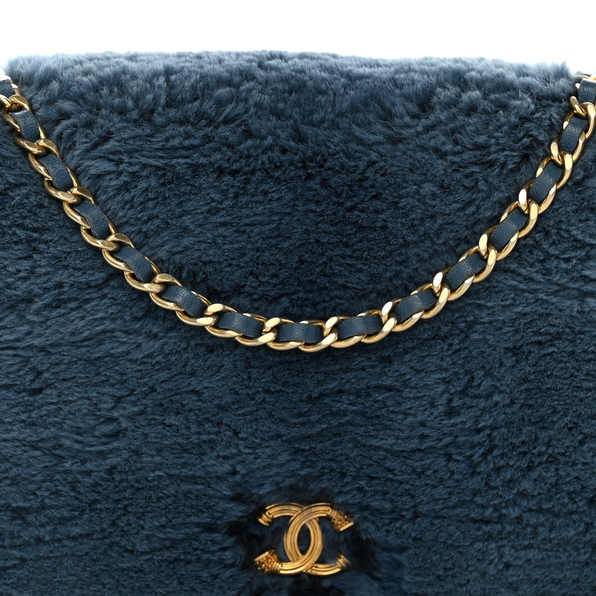 Rabbit Fur Wallet On Chain WOC Blue wholesalehk.shop