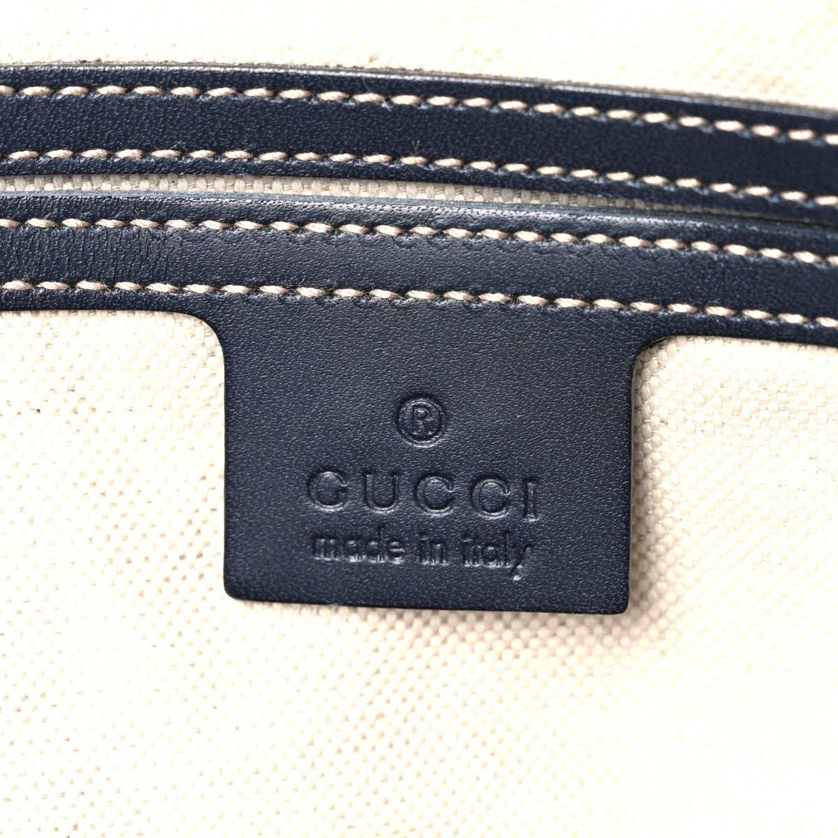 GG Plus Monogram Joy Vertical Tote Navy wholesalehk.shop