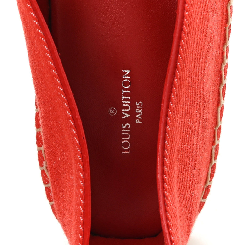 Canvas Waterfall Espadrille 38 Rouge £¨ Direct shipment via from wholesalehk.shop