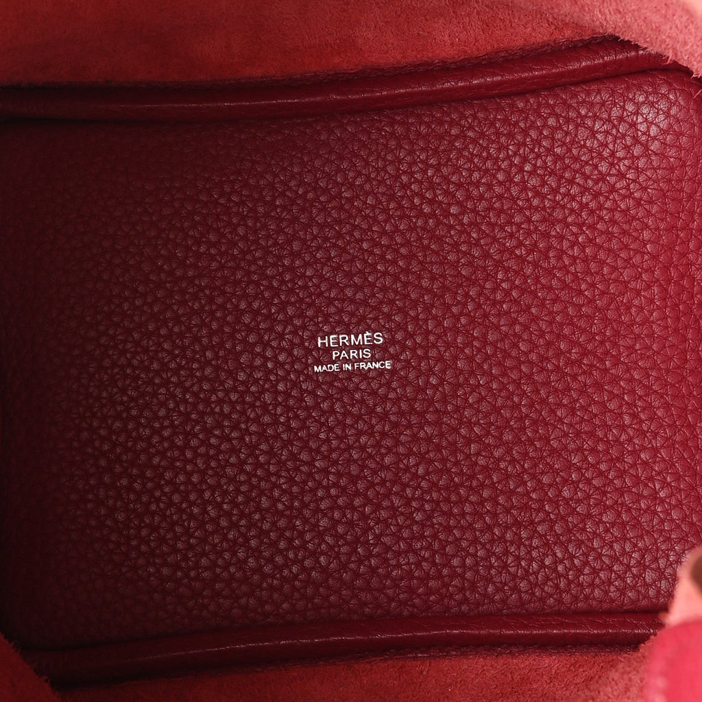 Taurillon Clemence Picotin Lock 18 PM Rubis £¨ Direct shipment via from wholesalehk.shop