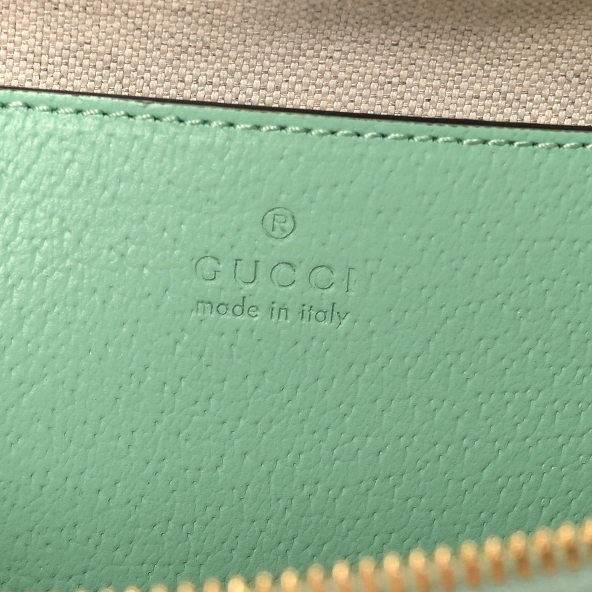 Monogram Jumbo GG Textured Dollar Calfskin Small Ophidia Dome Shoulder Bag Beige Pepperlight Mint wholesalehk.shop