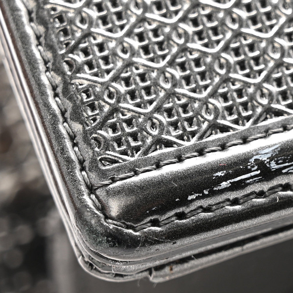 Metallic Patent Micro-Cannage Medium Diorama Flap Bag Onyx Black ¡§ Direct shipment via from wholesalehk.shop