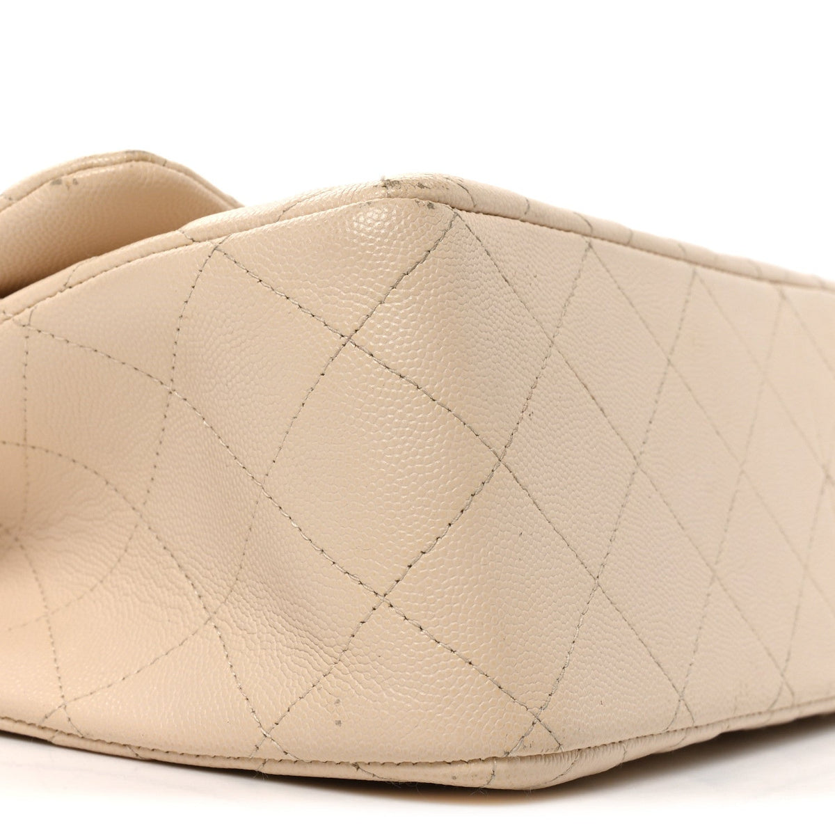 Caviar Quilted Jumbo Double Flap Beige Clair wholesalehk.shop