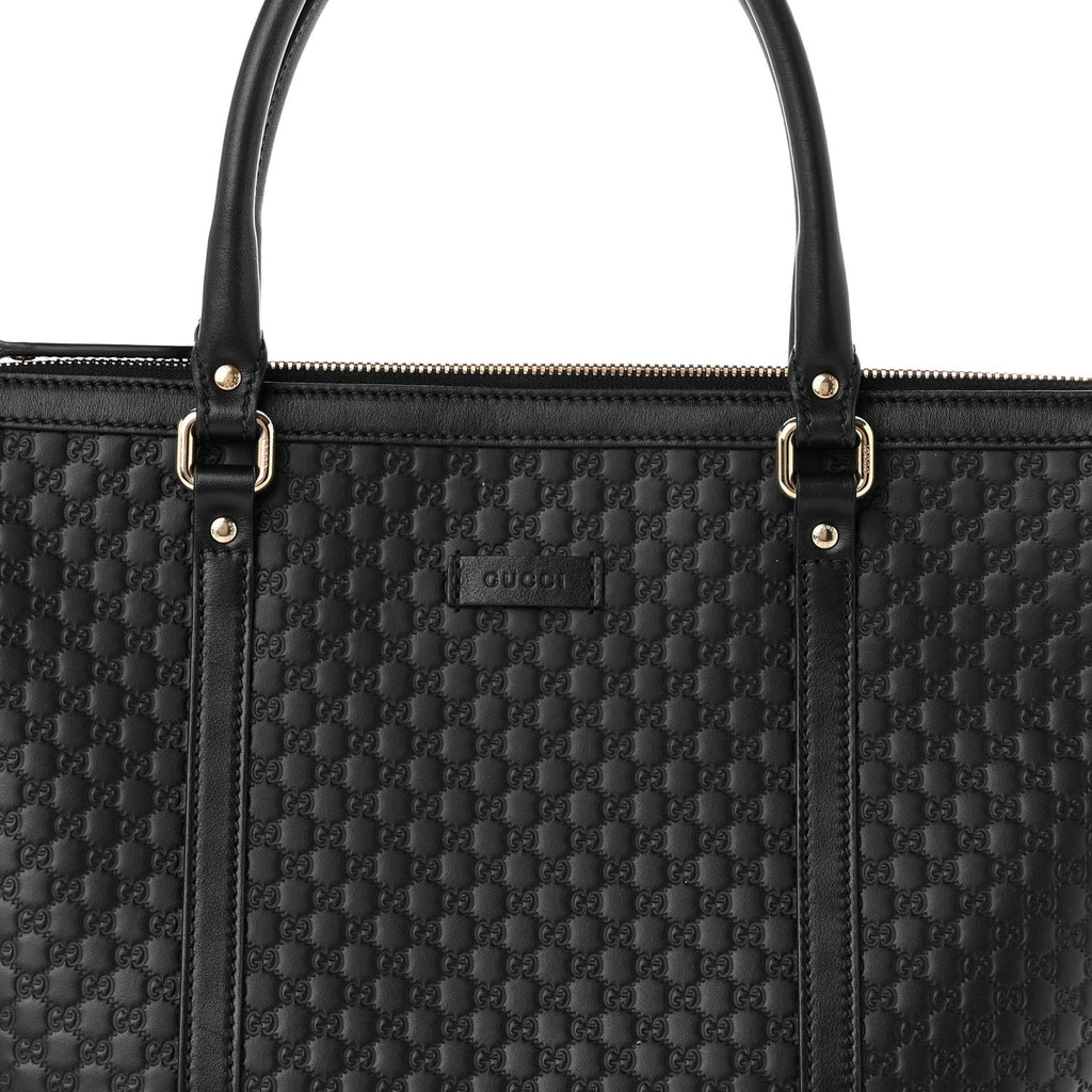 Soft Microguccissima Small Zippered Satchel Black £¨ Direct shipment via from wholesalehk.shop