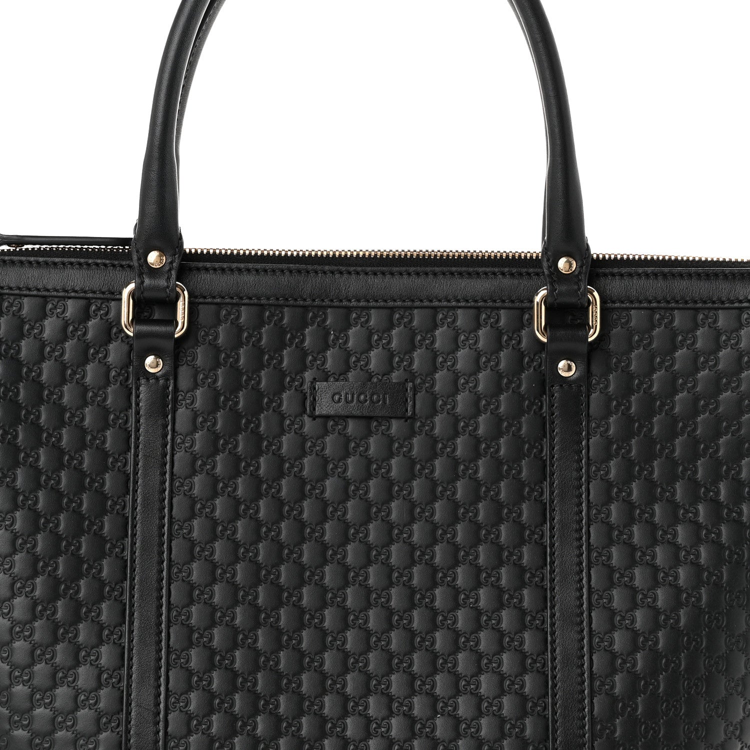 Soft Microguccissima Small Zippered Satchel Black £¨ Direct shipment via from wholesalehk.shop