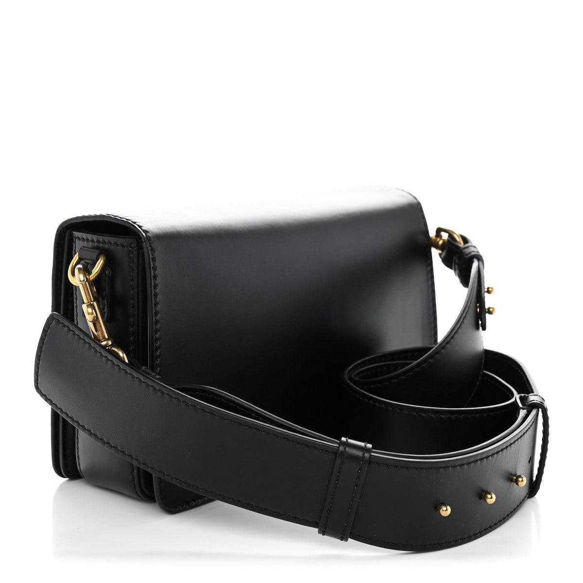 Smooth Calfskin Dio(r)evolution Flap Bag Black wholesalehk.shop