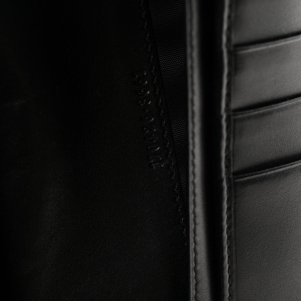 Guccissima Margaux Calfskin Metal Bar Chain Wallet Black £¨ Direct shipment via from wholesalehk.shop