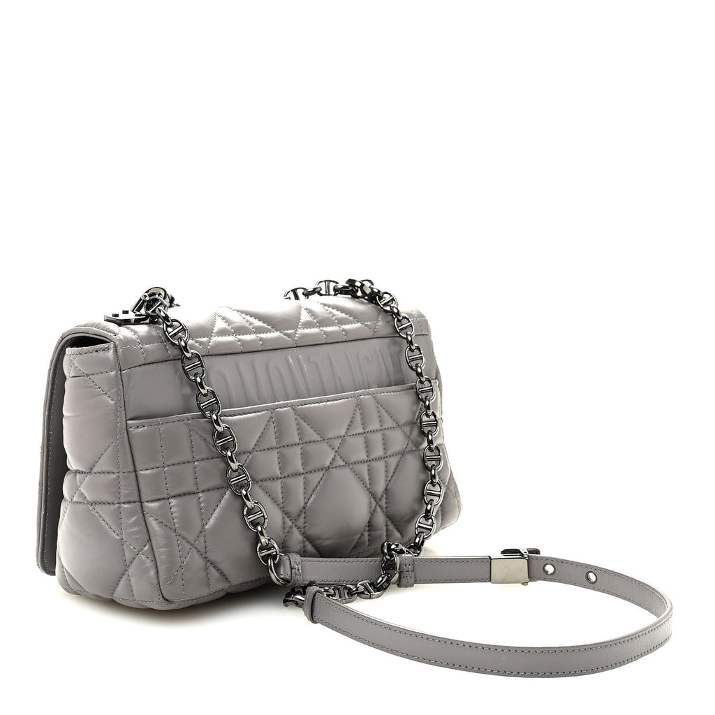 Calfskin Macrocannage Medium Caro Bag Iron Grey wholesalehk.shop