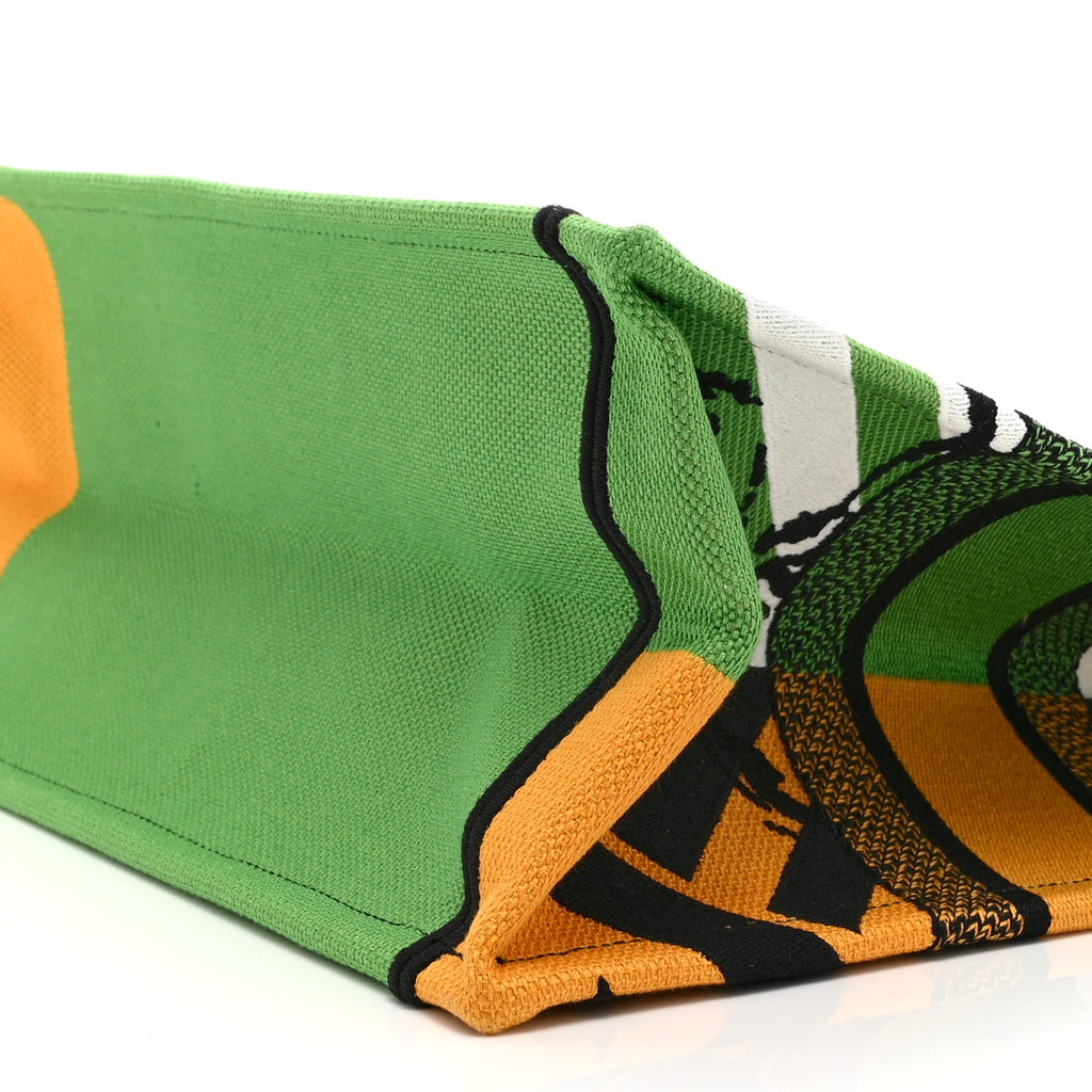 Canvas Embroidered Medium Jungle Pop Book Tote Green Multicolor £¨ Direct shipment via from wholesalehk.shop