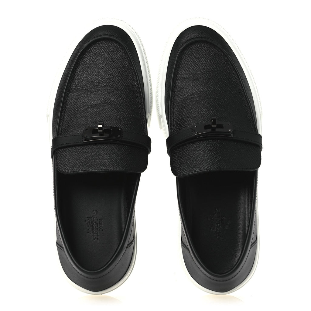 Calfskin Game Slip On Sneakers 39.5 Black wholesalehk.shop