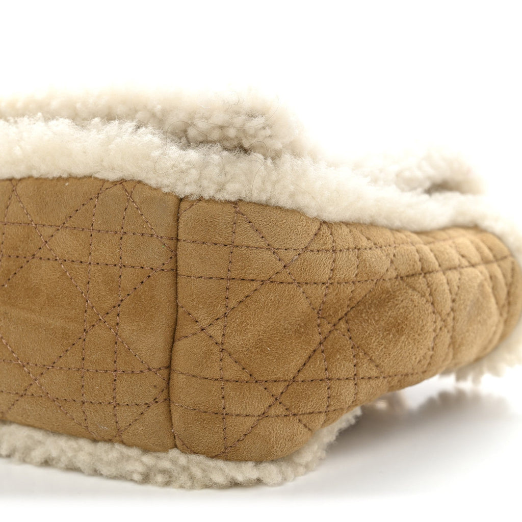 Shearling Cannage Large Caro Bag Camel wholesalehk.shop
