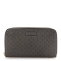 Microguccissima Zip Around Wallet Grey £¨ Direct shipment via from wholesalehk.shop