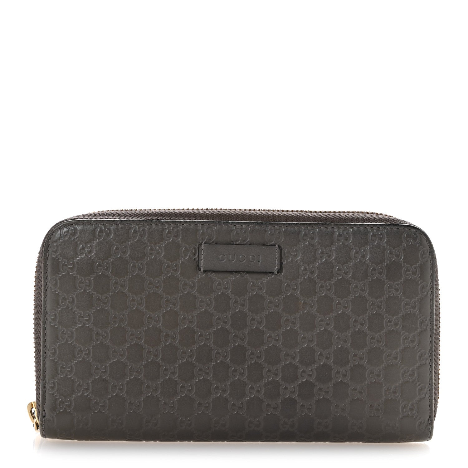 Microguccissima Zip Around Wallet Grey £¨ Direct shipment via from wholesalehk.shop
