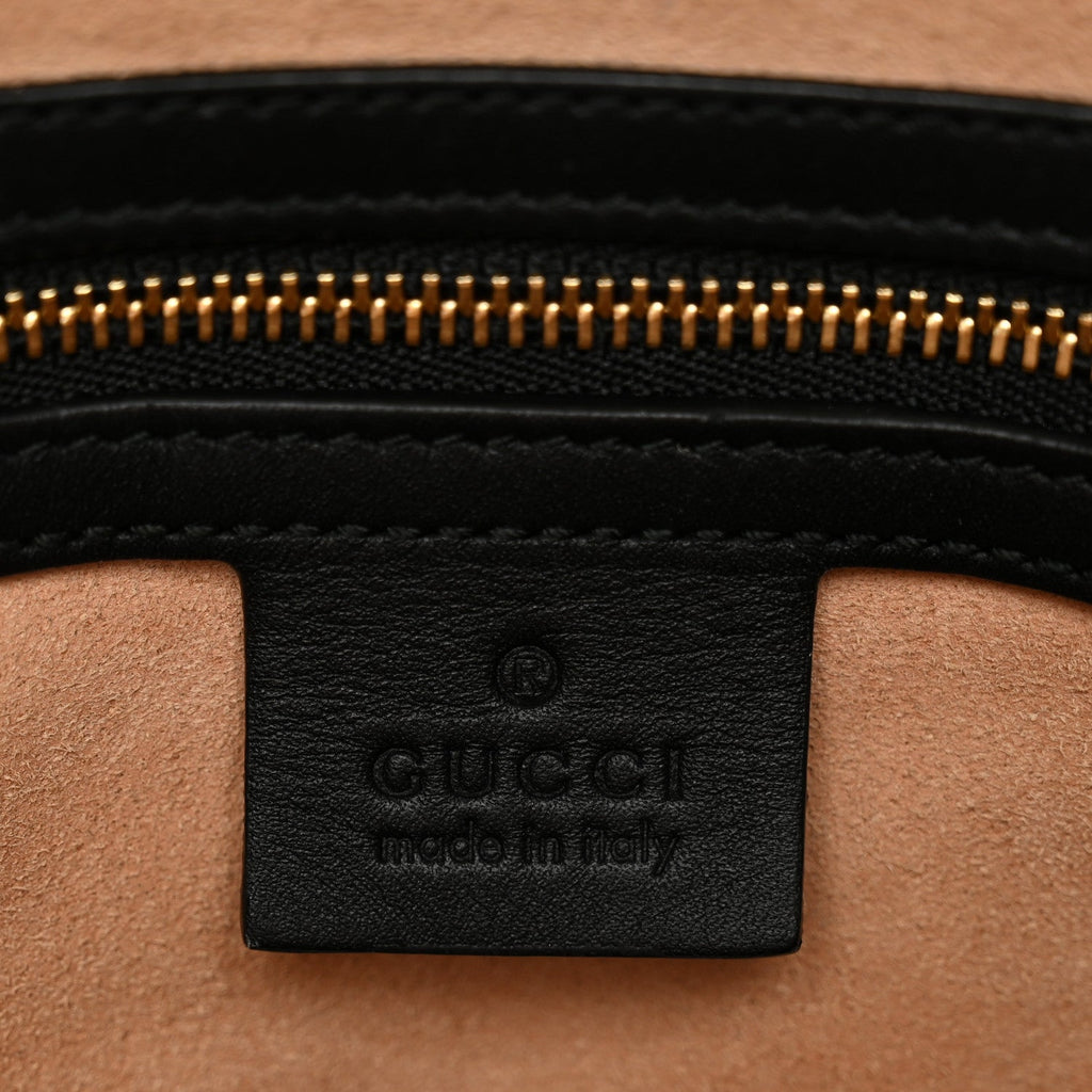 Suede Patent GG Web Medium Ophidia Boston Black wholesalehk.shop