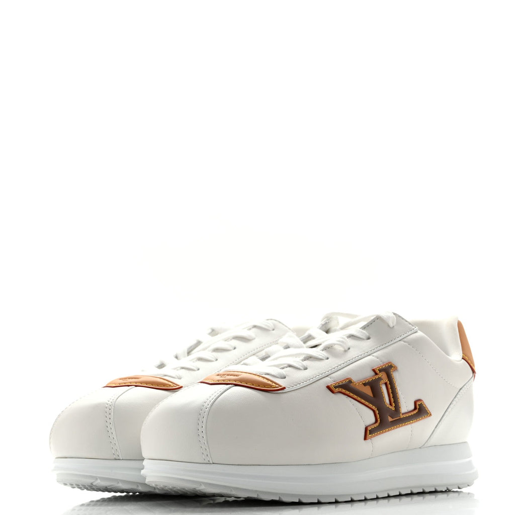 Lambskin Vachetta Mens LV Buttersoft Sneakers 10 White £¨ Direct shipment via from wholesalehk.shop