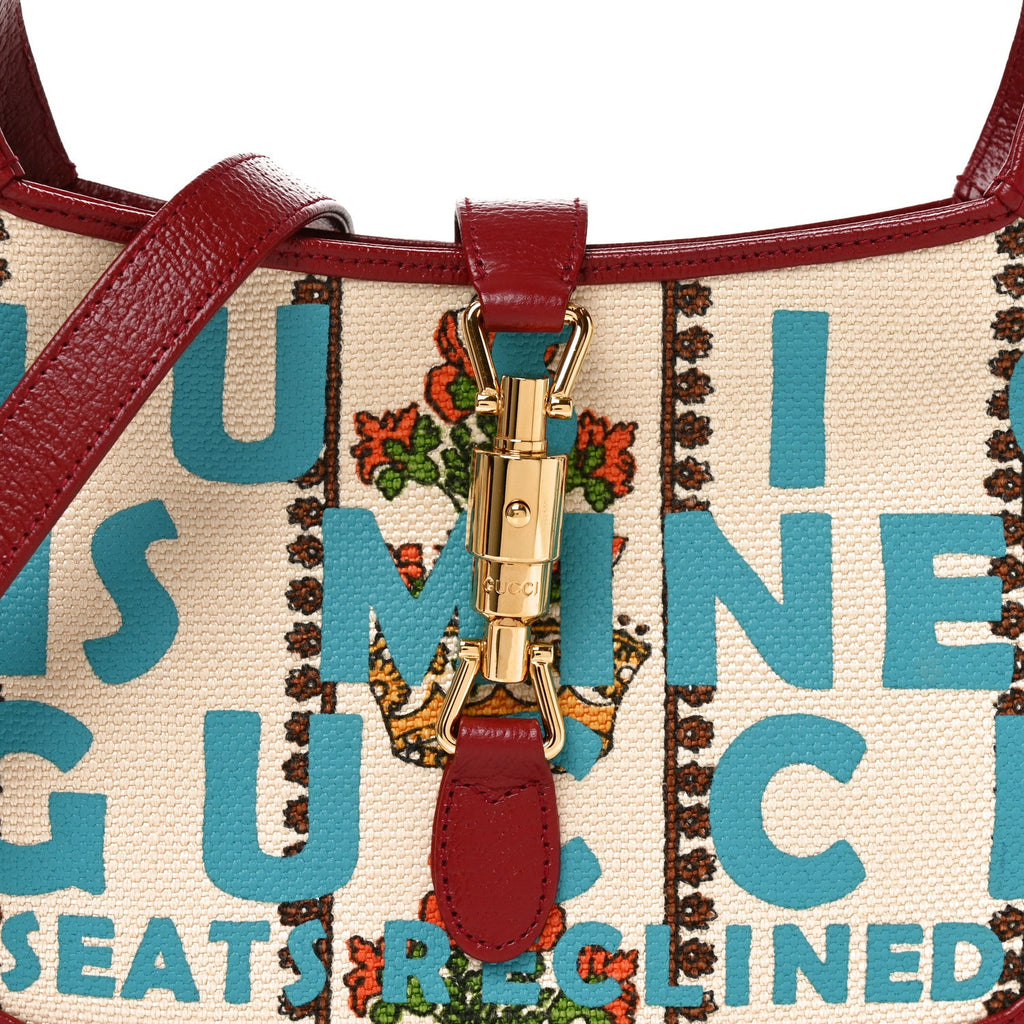 Canvas Calfskin 100 Centennial Music Small Jackie 1961 Hobo Ivory Red £¨ Direct shipment via from wholesalehk.shop