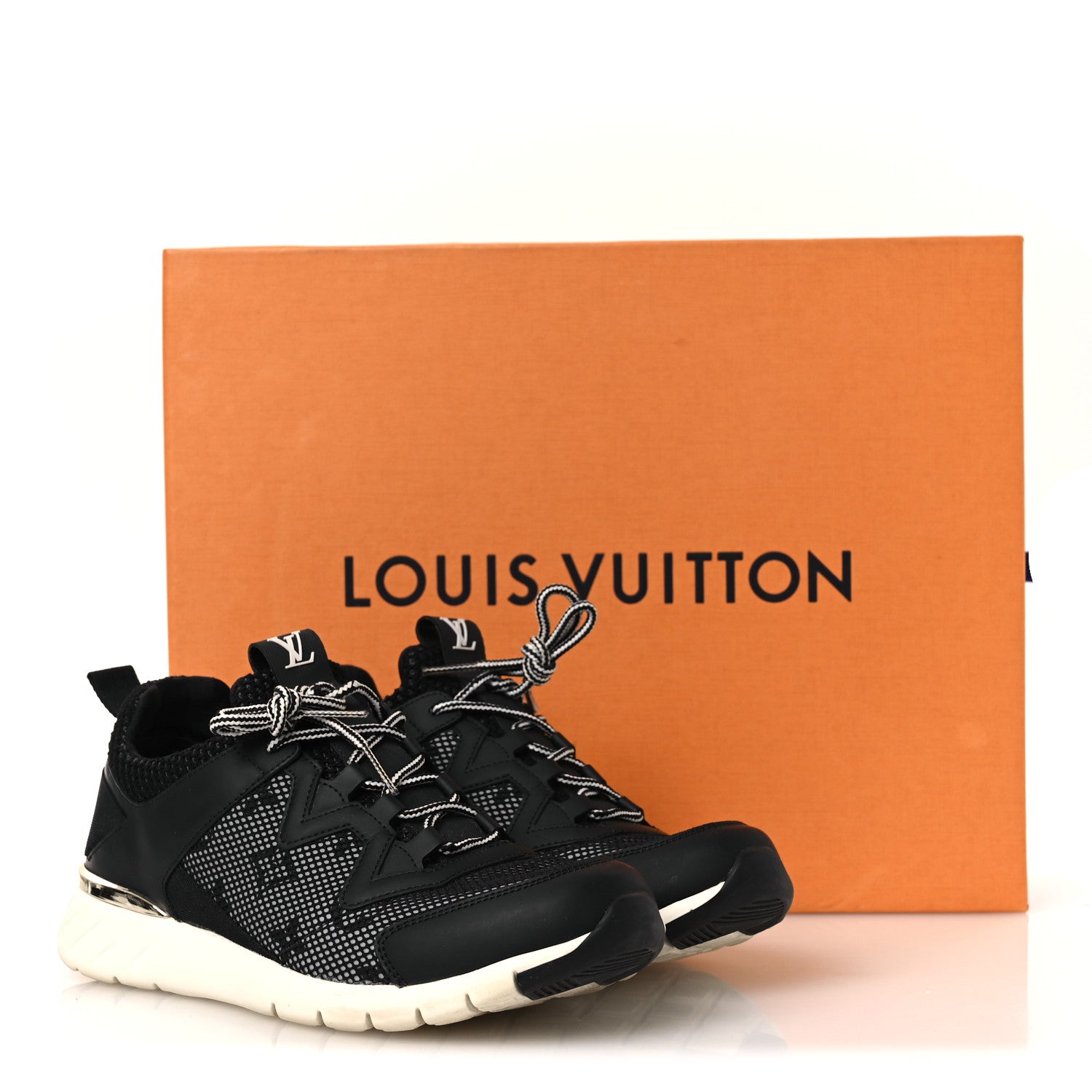 Technical Nylon Monogram Rubber Aftergame Sneakers 37 Black £¨ Direct shipment via from wholesalehk.shop