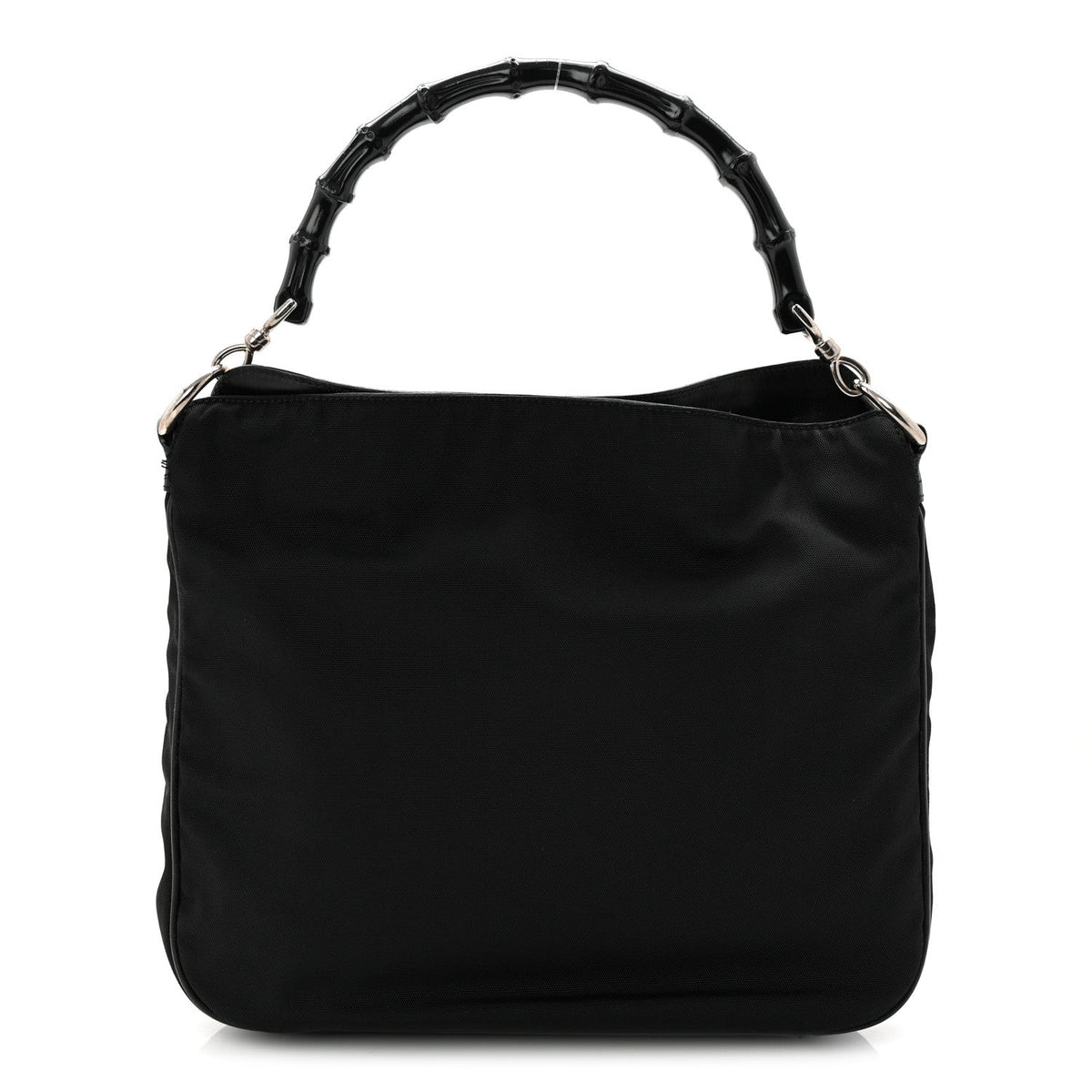 Nylon Bamboo Hobo Black wholesalehk.shop