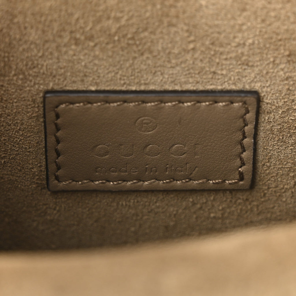 GG Supreme Monogram Mini Dionysus Top Handle Bag Taupe wholesalehk.shop