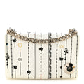 Calfskin Printed Mini Diorama Flap Bag White ¡§ Direct shipment via from wholesalehk.shop