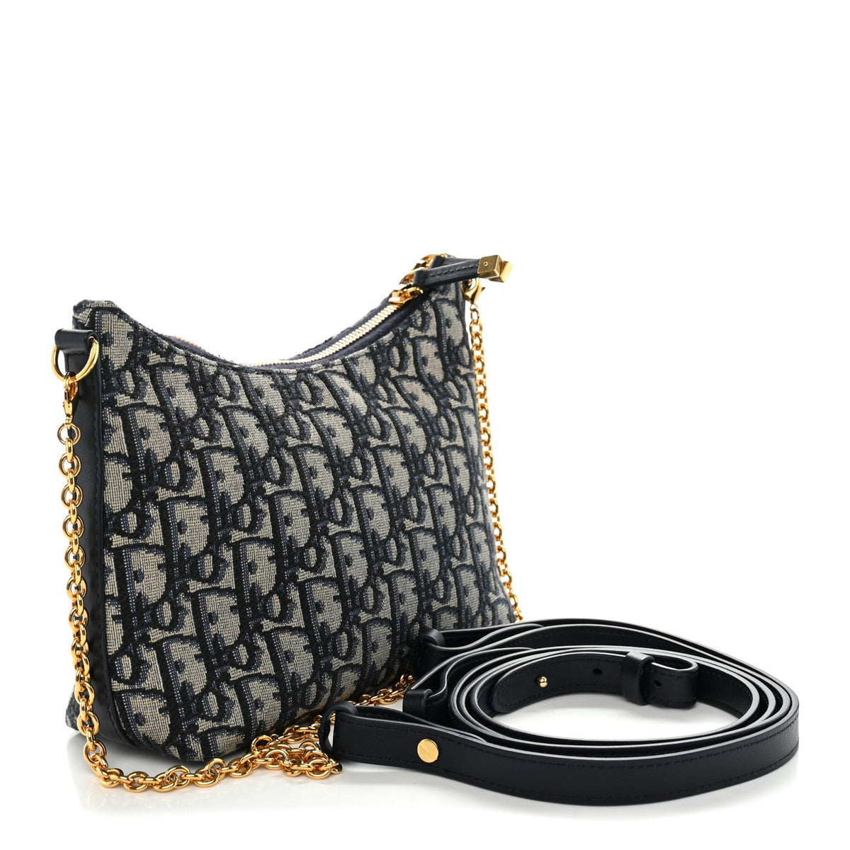 Oblique 30 Montaigne Diorling Mini Bag With Chain Blue wholesalehk.shop