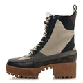 Suede Calfskin Monogram Laureate Platform Desert Boots 37 Grey £¨ Direct shipment via from wholesalehk.shop