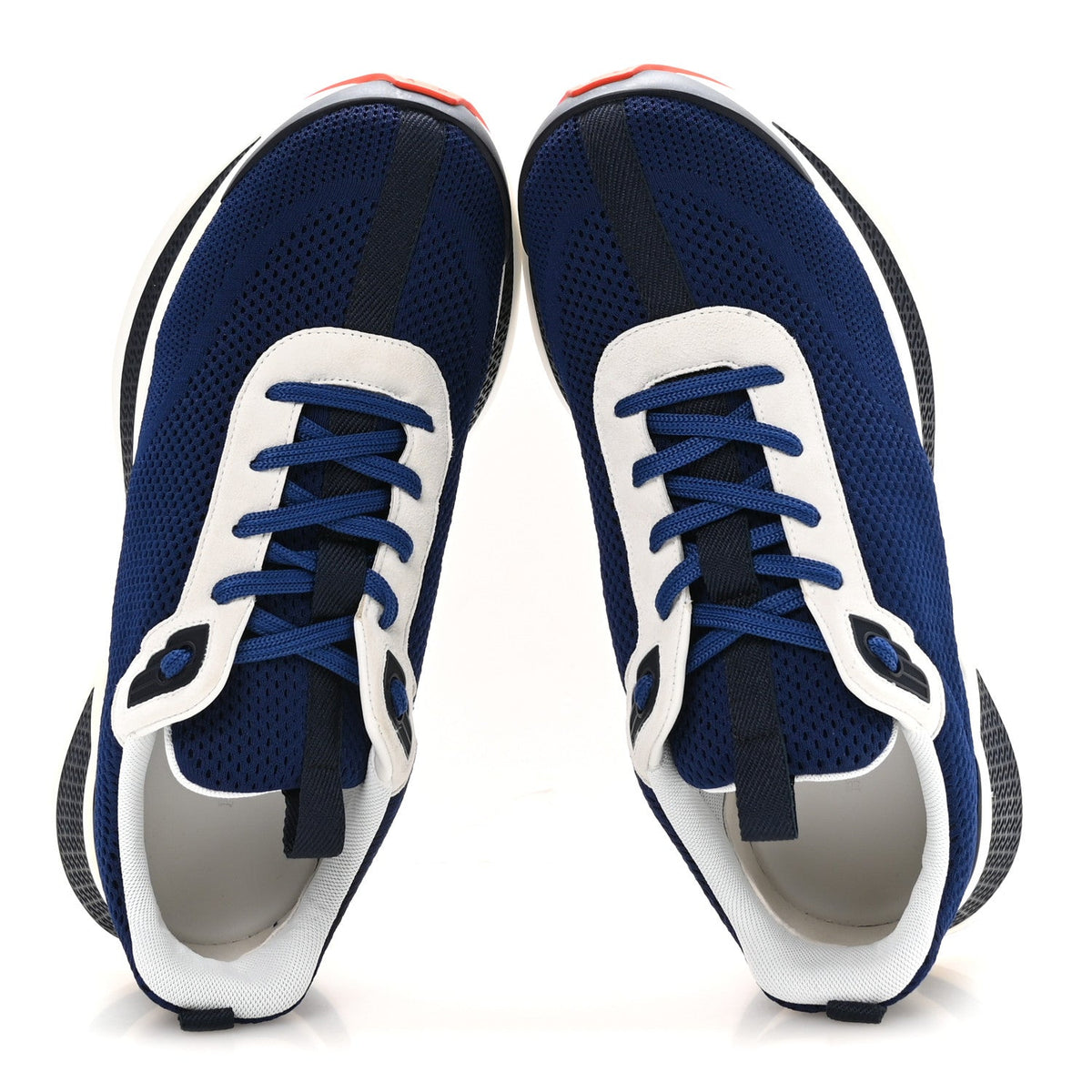 Technical Knit Men's Heros Sneakers 42.5 Marine White wholesalehk.shop