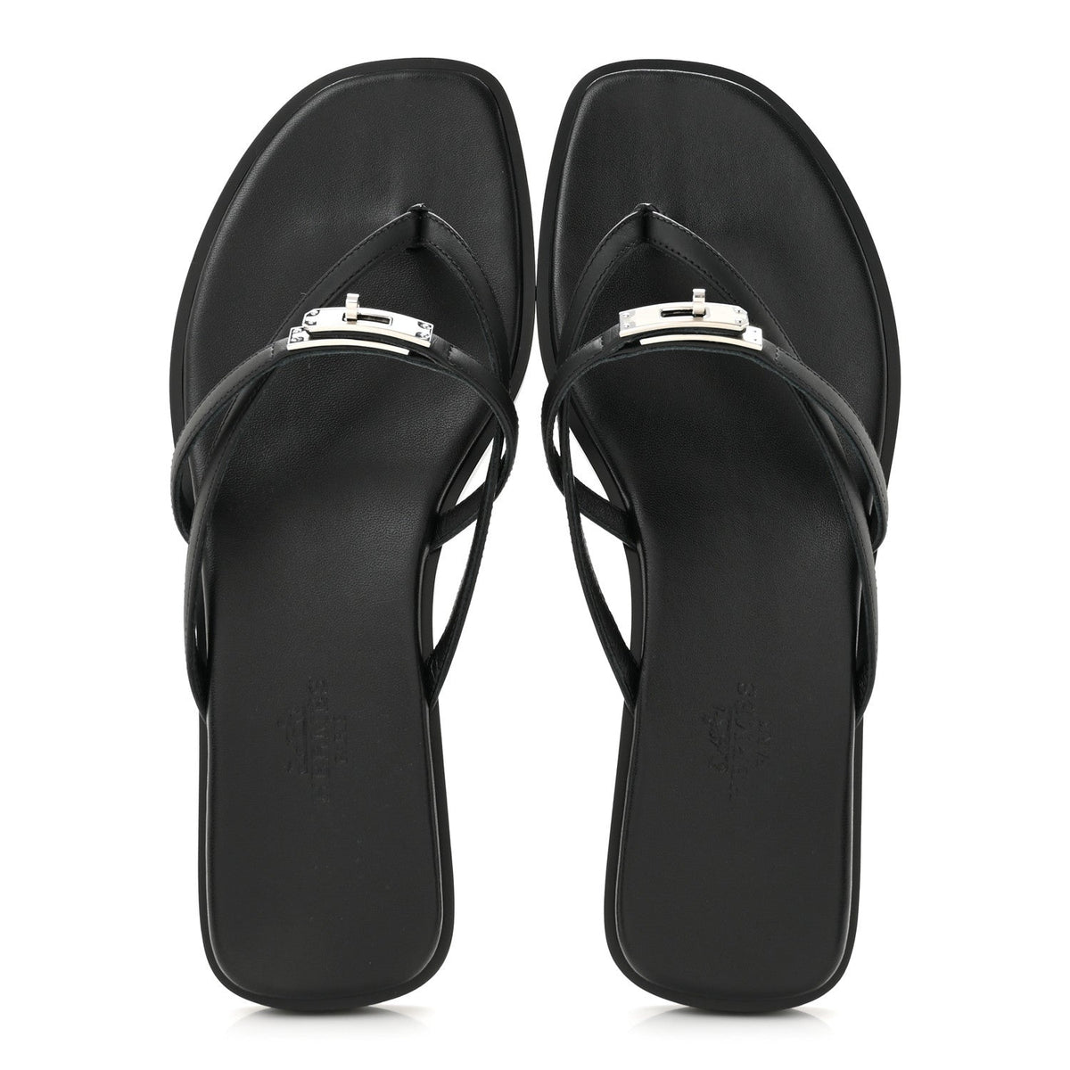 Calfskin Miss Sandals 37 Black wholesalehk.shop