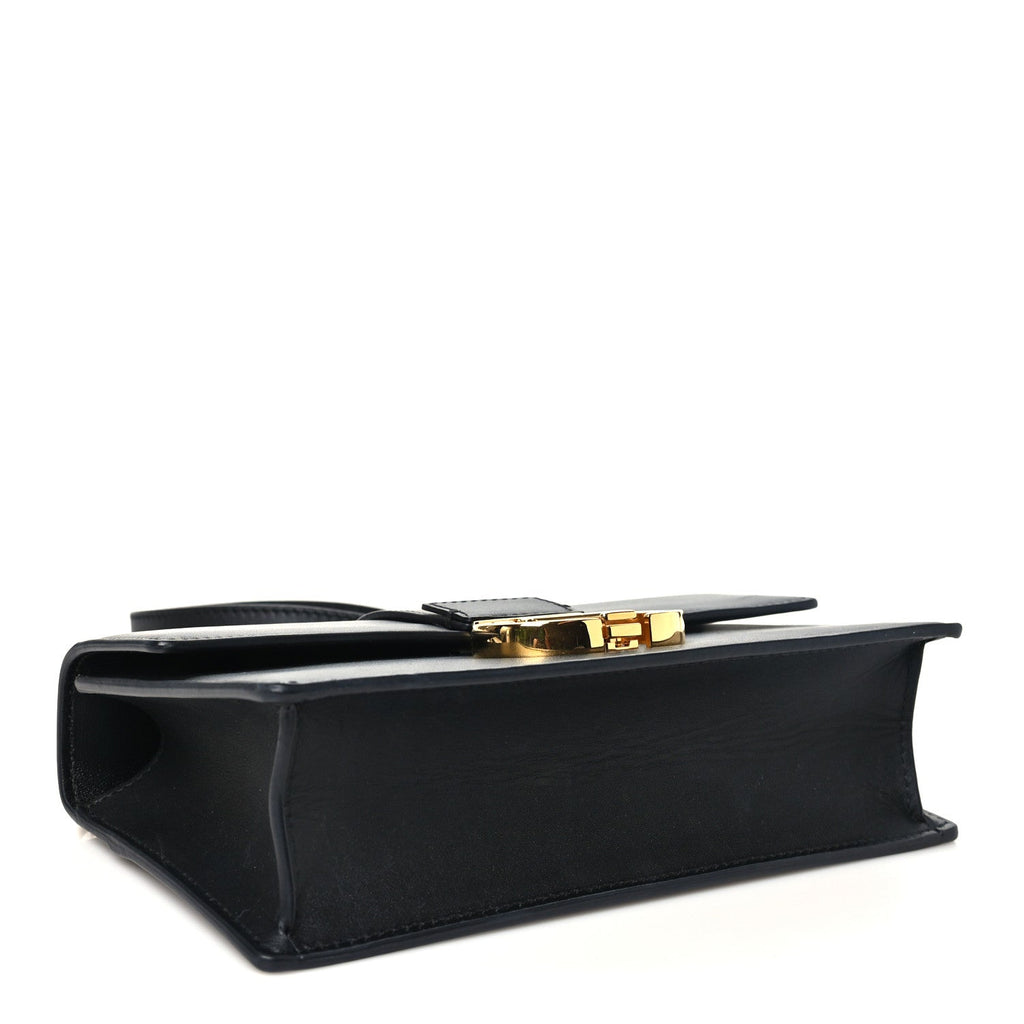 Calfskin 30 Montaigne East West Chain Flap Bag Black wholesalehk.shop