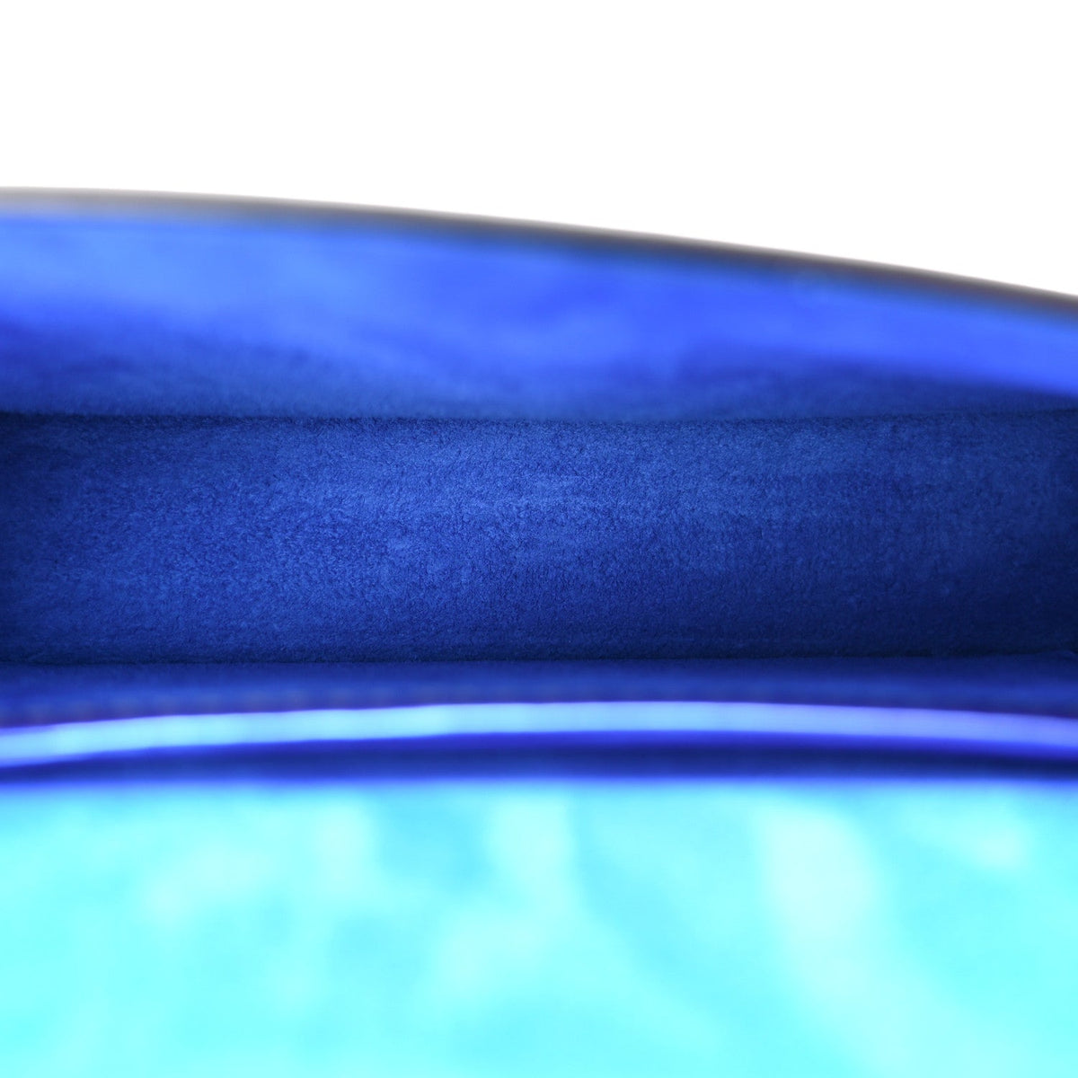 Metallic Patent Crystal Dioraddict Flap Bag Blue wholesalehk.shop