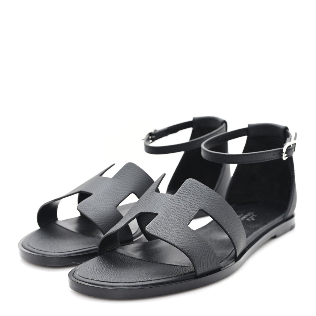 Epsom Santorini Sandals 38 Black wholesalehk.shop