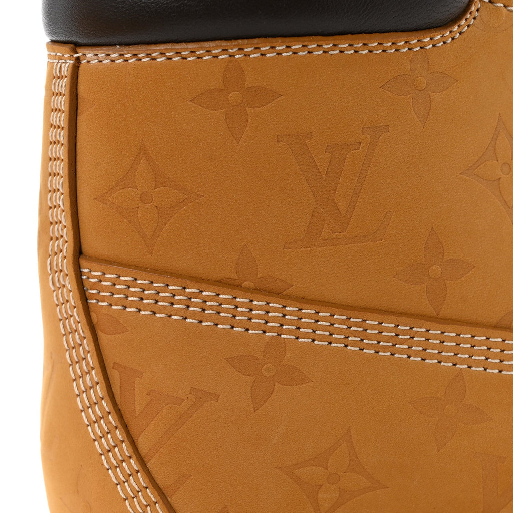 X Timberland Suede Calfskin Monogram Mens Ankle Boots 9 Wheat £¨ Direct shipment via from wholesalehk.shop