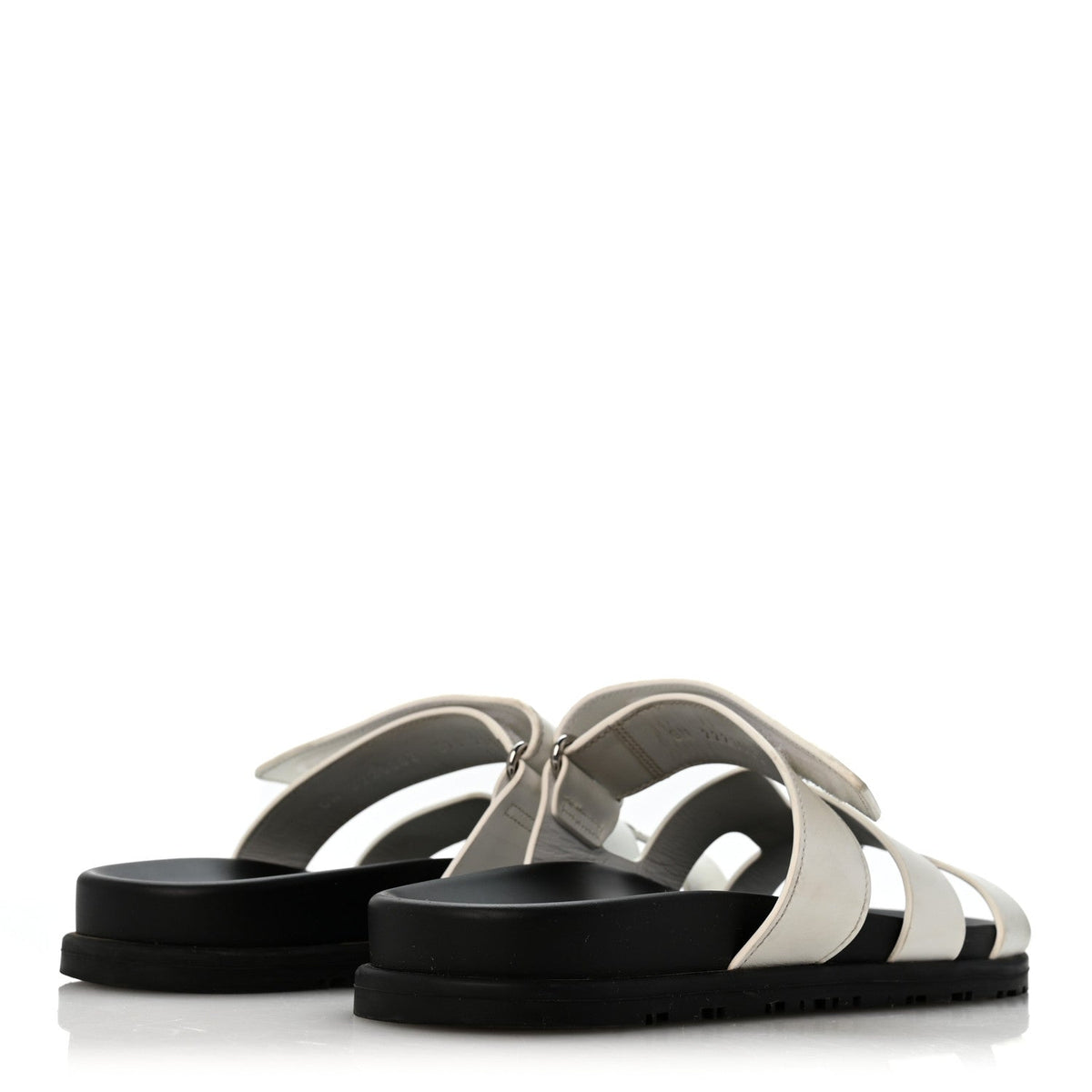 Calfskin Womens Chypre Sandals 37.5 White wholesalehk.shop