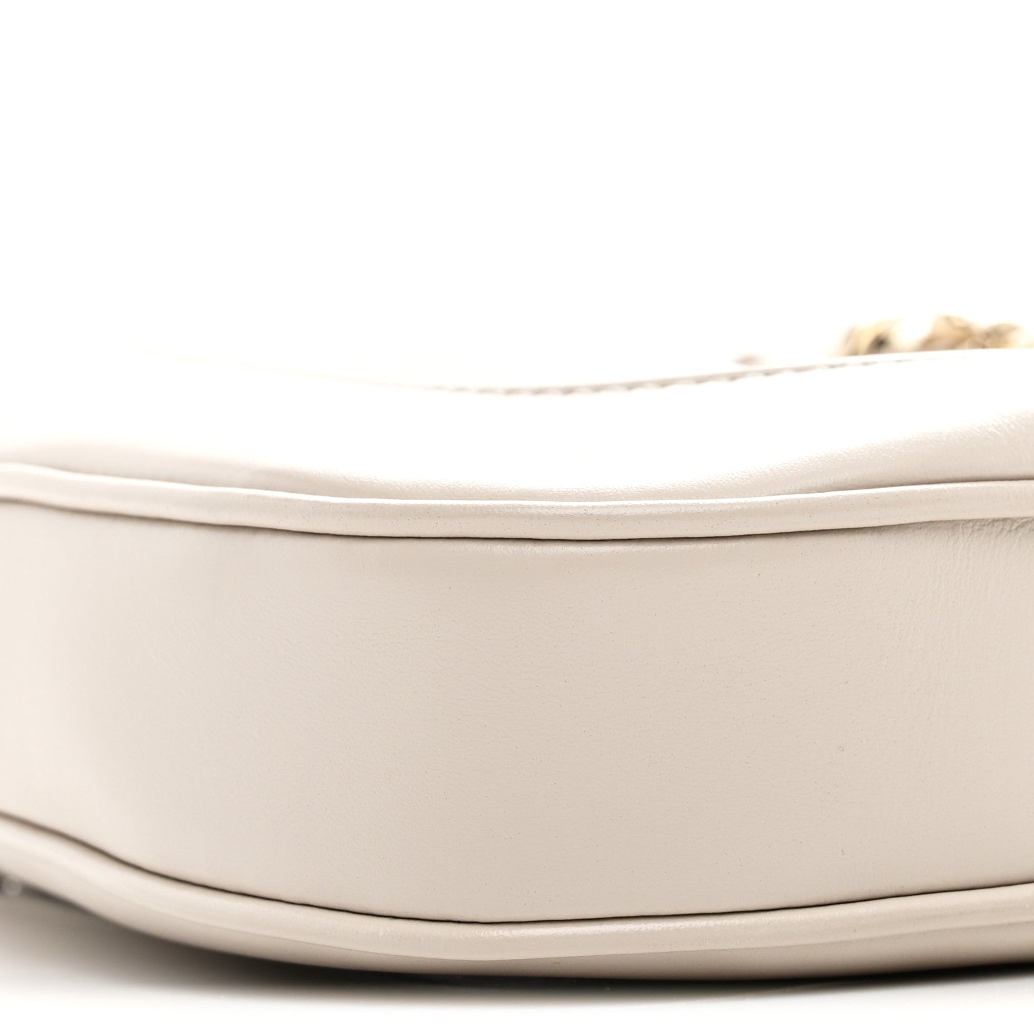 Ancora Calfskin Web Small Jackie Shoulder Bag Light Grey £¨ Direct shipment via from wholesalehk.shop