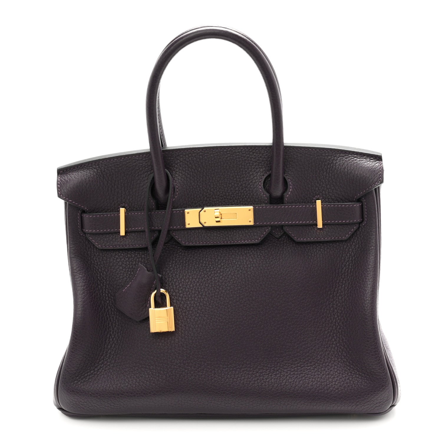 Taurillon Clemence Birkin 30 Raisin £¨ Direct shipment via from wholesalehk.shop