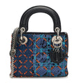 Sequin Lambskin Esprit Tokyo Mini Lady Dior Blue Multicolor wholesalehk.shop